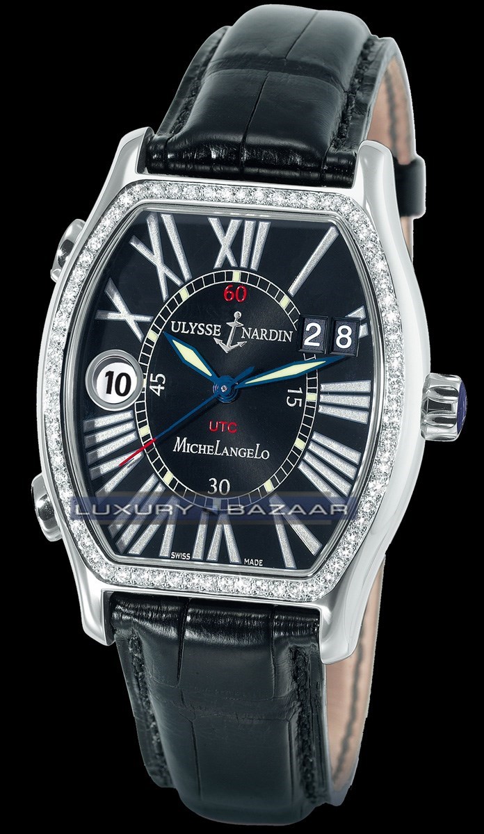 Ulysse Nardin Michelangelo UTC Dual Time (SS/ White / Roman / SS